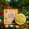 Classic Floral Trio Bar Luxury Bar Soap